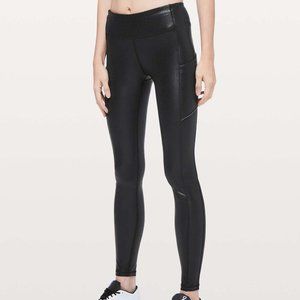 Lululemon Speed Up Tight Foil 28" Black Size 10